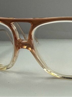 Vintage Charmant Gold-Filled Frame-Rose Designer Eyeglasses Frames, size 50-14